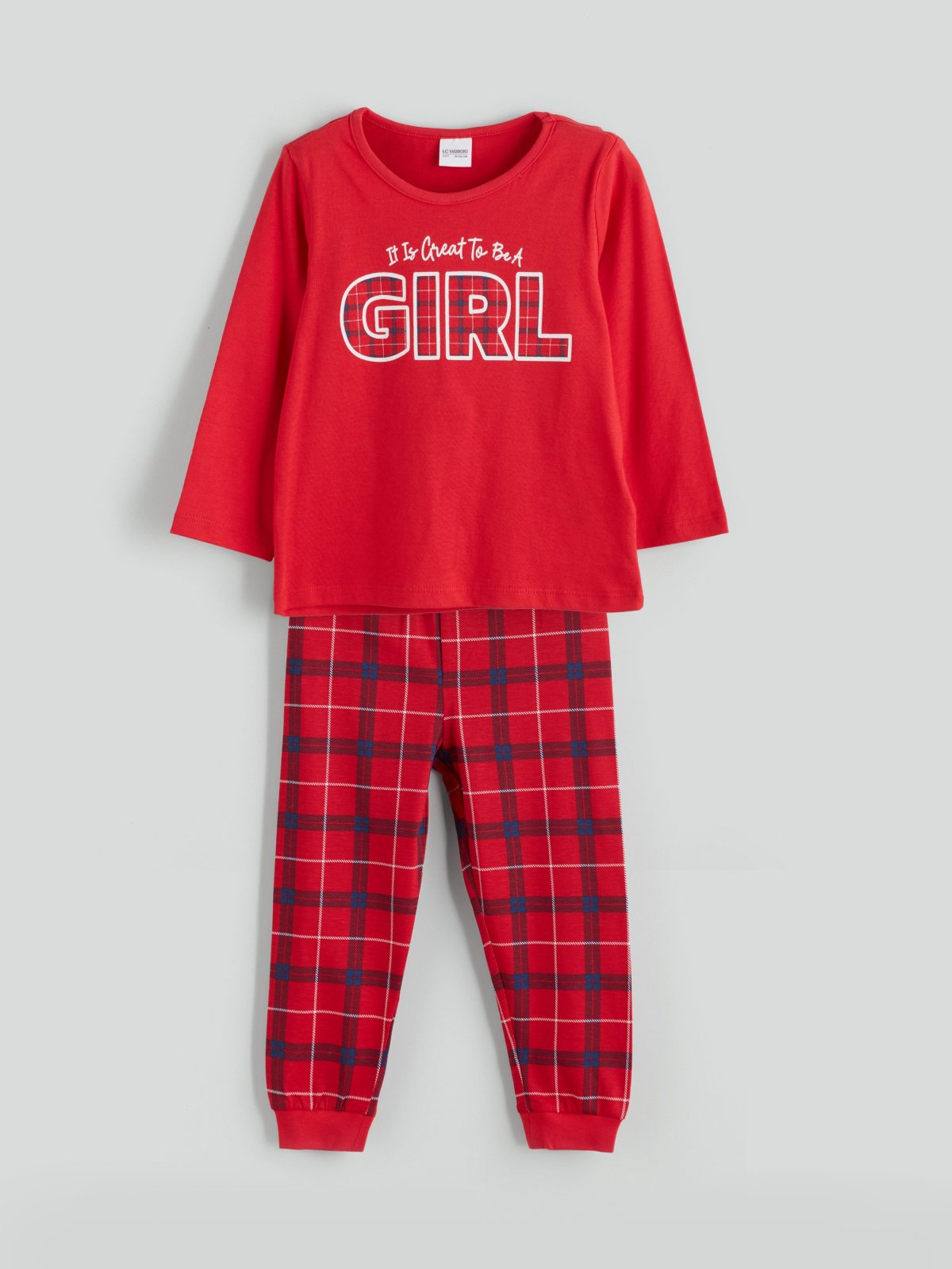 Pijama Takım CANLI KIRMIZI