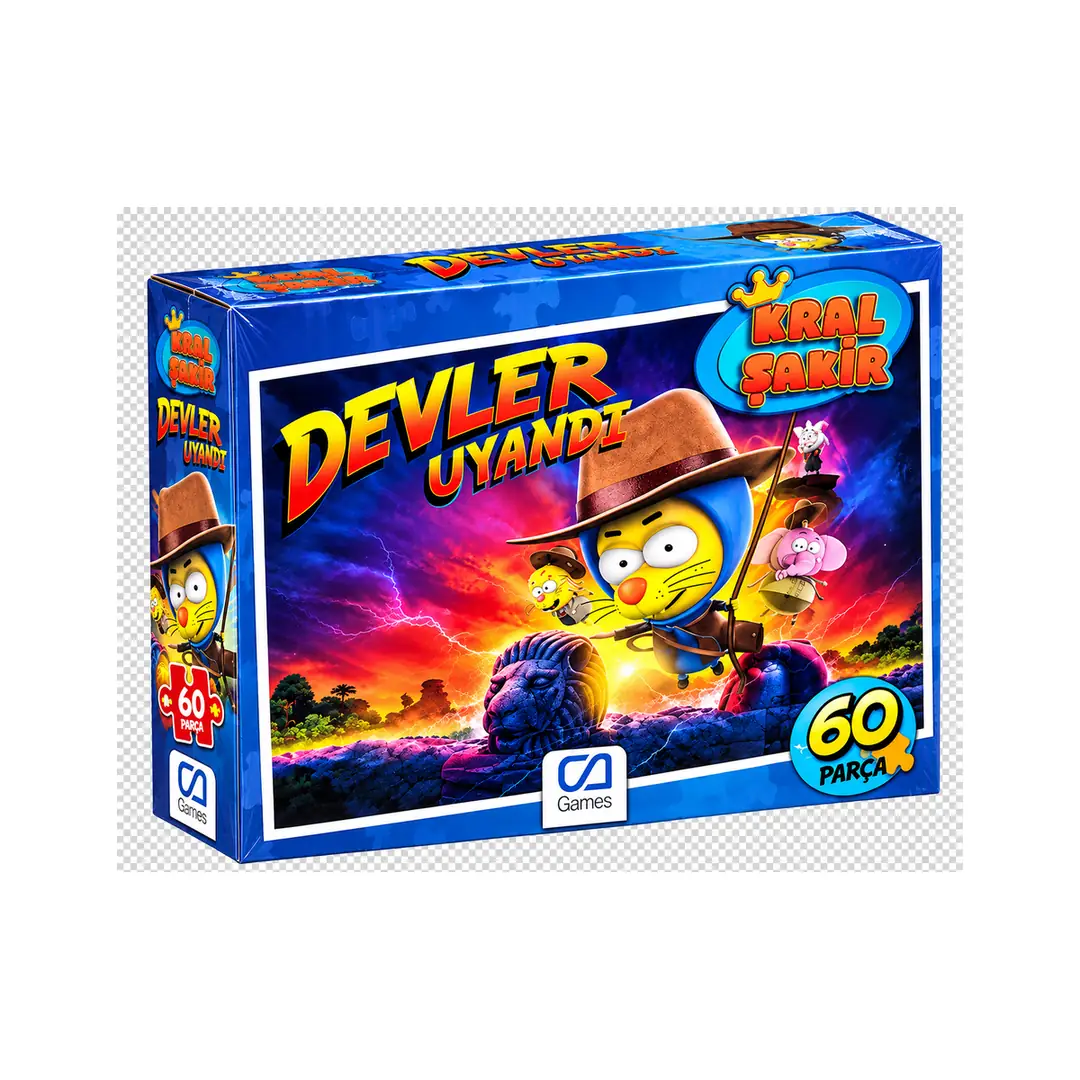 CA Games Kral Şakir Devler Uyandı 60 Parça Puzzle Yapboz