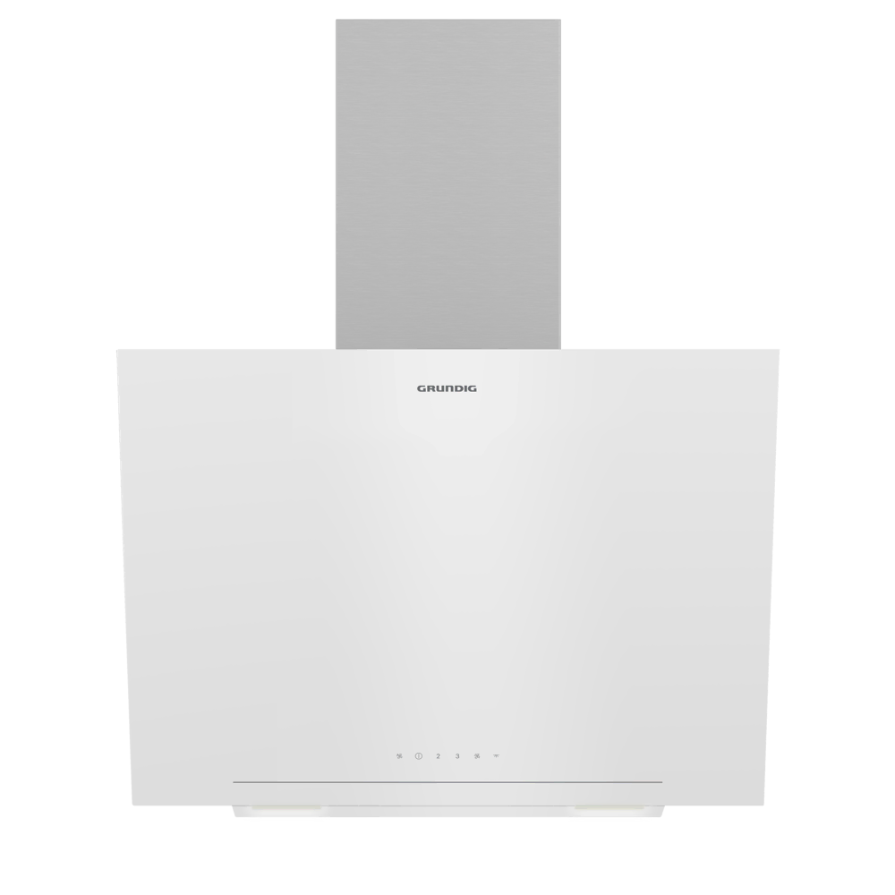 GDSP 2474 BW Grundig Beyaz Y Tipi Cam Davlumbaz