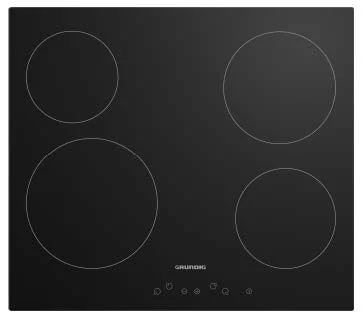 GIEV 644 X Grundig Elektrikli Ankastre Siyah Cam Ocak