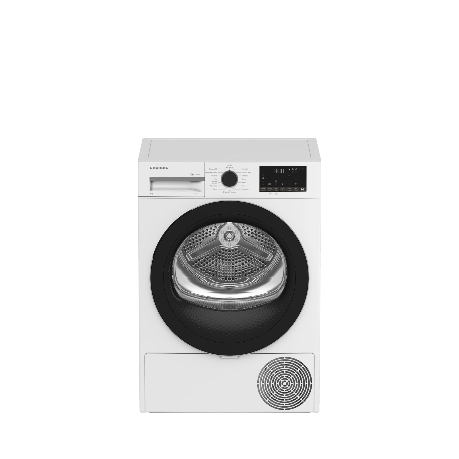 GPDH 10855 Grundig 10 Kg Isı Pompalı Beyaz Kurutma Makinesi
