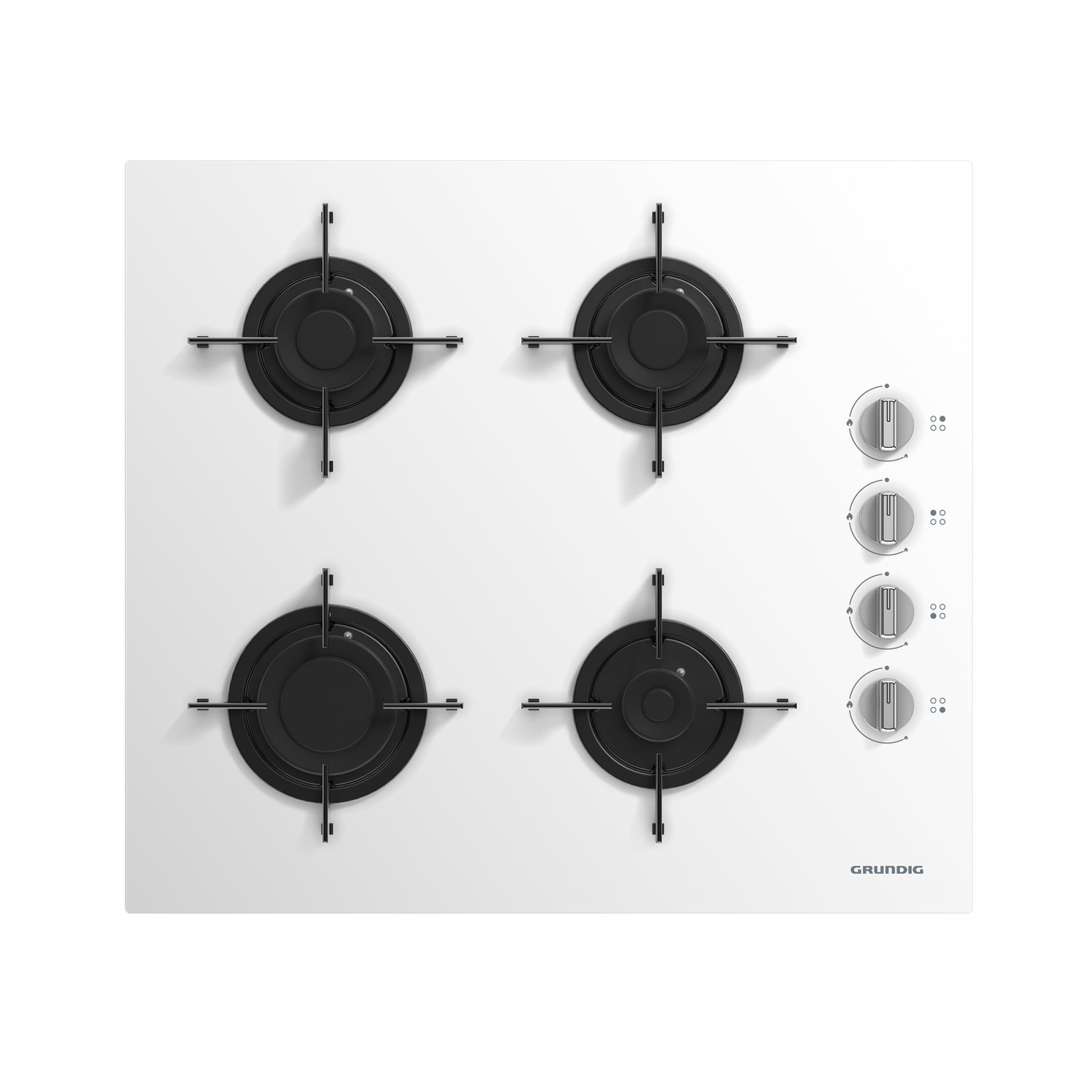 GIGL 400W Grundig Ankastre 60cm Beyaz Cam Ocak