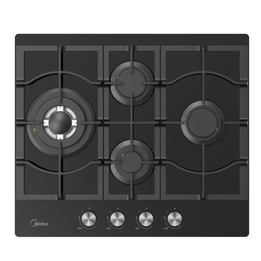 MIDEA MG60GM097AH2B 4 Göz Seramik Gaz Ocak