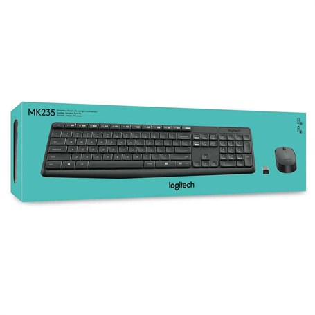 Logitech 920-007925 MK235 Kablosuz Q TR Klavye&mou