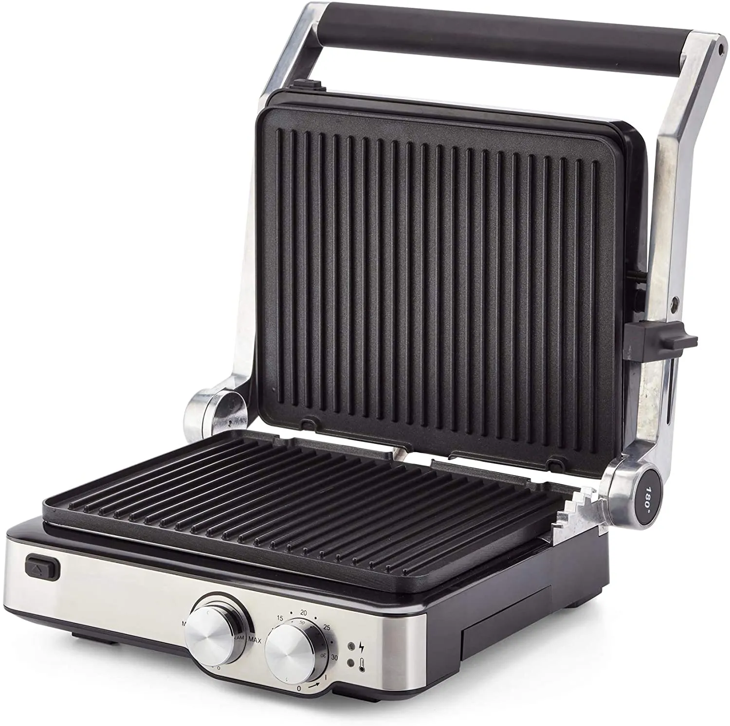 Toast Grill & Taste tost/ızgara makinesi. 2000 watt gücünde. Kolay temizlenen, çıkartılabilir plakalar. Tamamı metal kasa