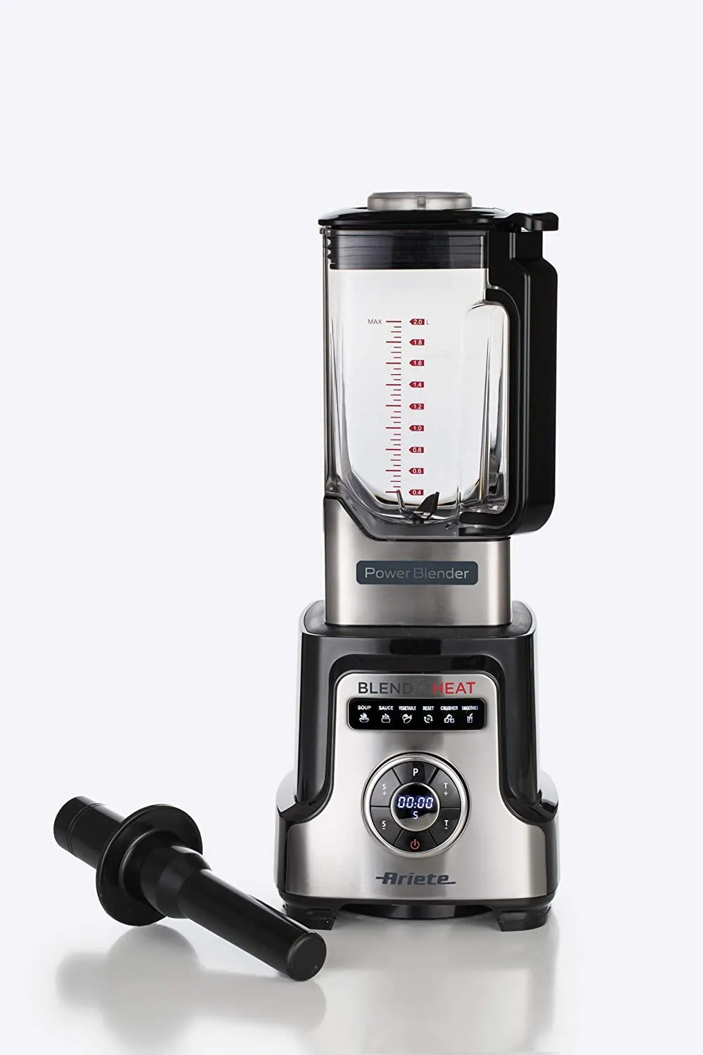 Ariete Blend & Heat Paslanmaz Çelik Blender - 2,000 W. Sıcak çorba yapma özellikli