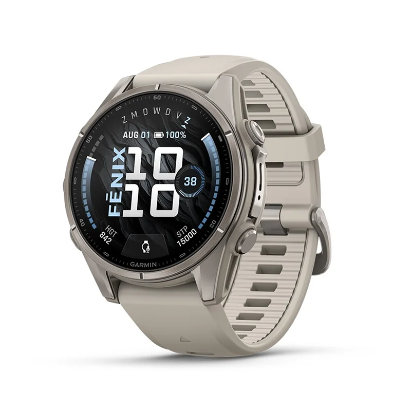 Garmin fēnix 9 43mm AMOLED Sapphire Titanyum Akıllı Saat